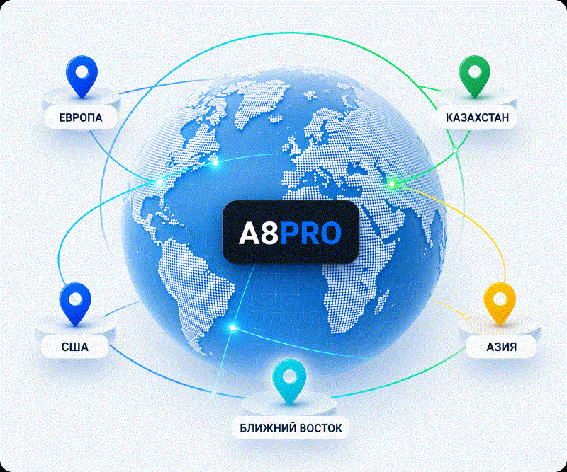 A8PRO работает с заказчиками по всему миру