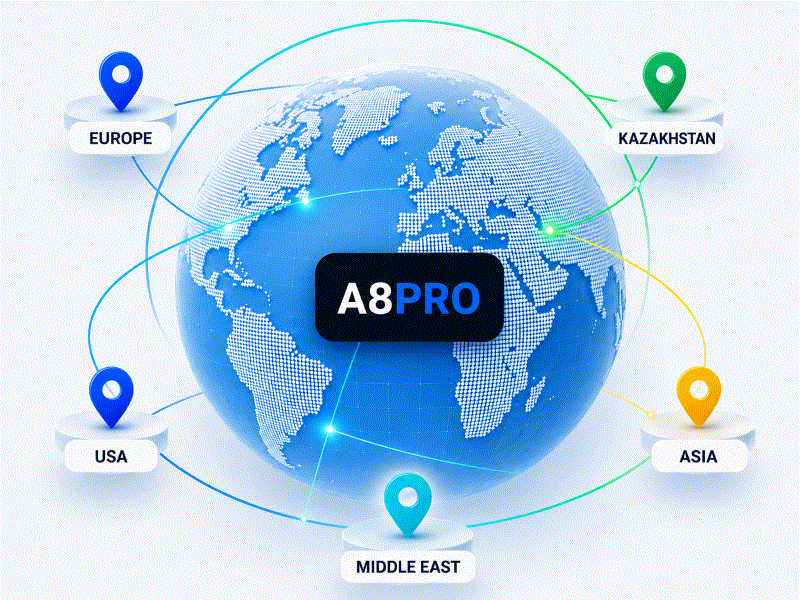 A8PRO works with clients around the world